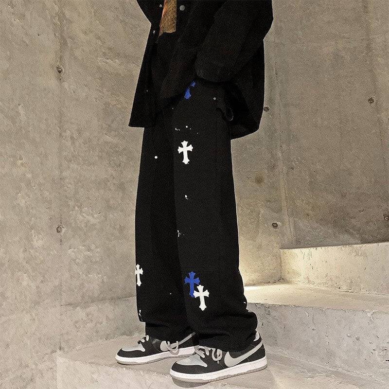 Retro Punk Pocket Loose cross Jeans - TWSignificant™