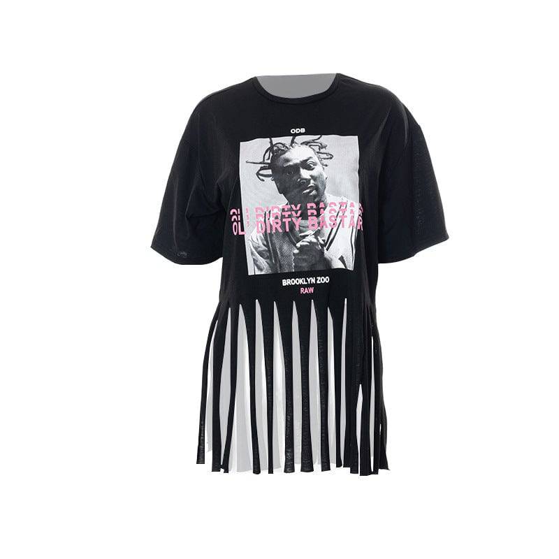 ODB Graphic Print Tassel Tee - TWSignificant™