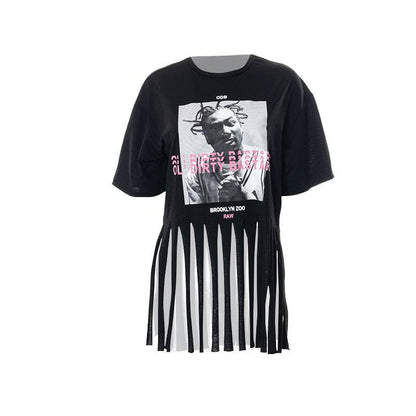 ODB Graphic Print Tassel Tee - TWSignificant™
