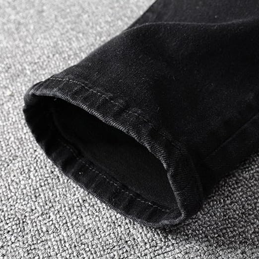 High Quality Black Bandanna Ripped Jeans - TWSignificant™