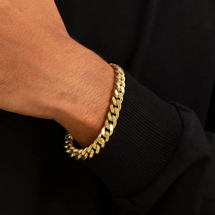 Stainless Sterling Silver Cuban link Bracelet - TWSignificant™