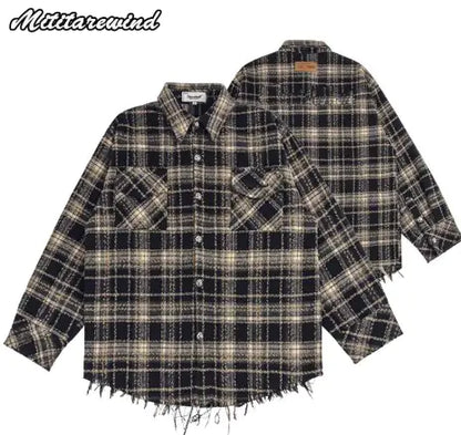 Hip Hop Streetwear Vintage Shirts for Men