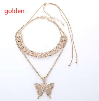Women's Glistening Butterfly Charm Necklace Set - TWSignificant™
