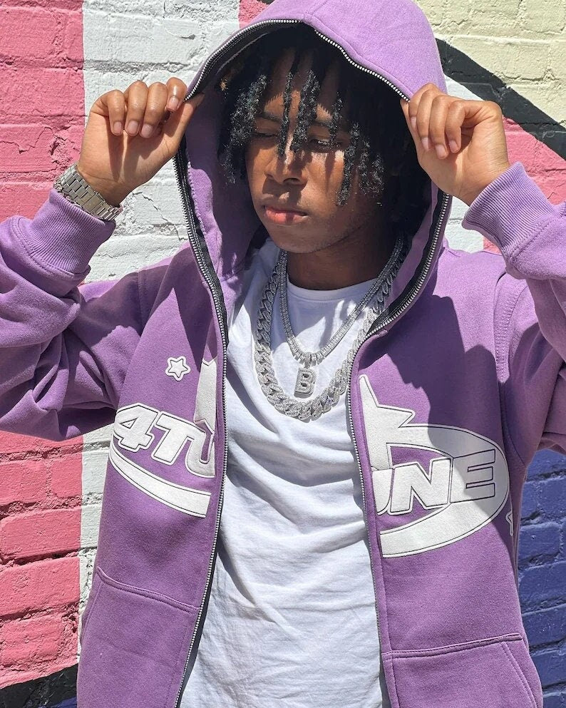 Real Star '4tune' Space Zip up Hoodie - TWSignificant™