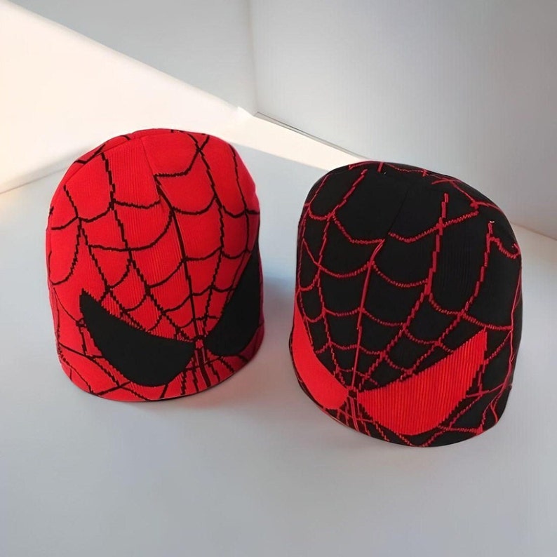 Spider-Man Web Goth Beanies - TWSignificant™