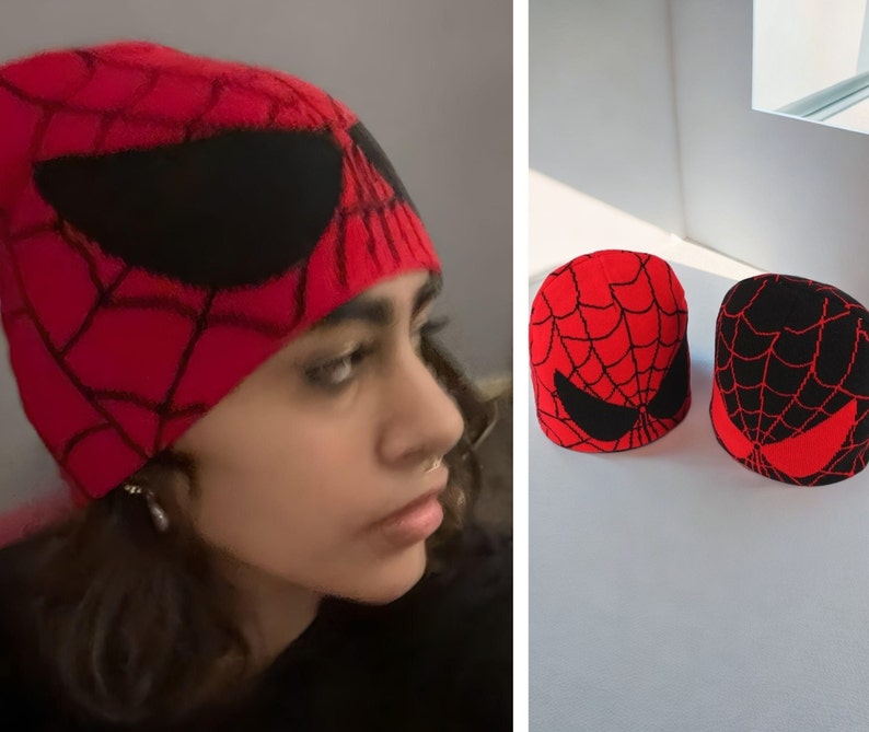 Spider-Man Web Goth Beanies - TWSignificant™