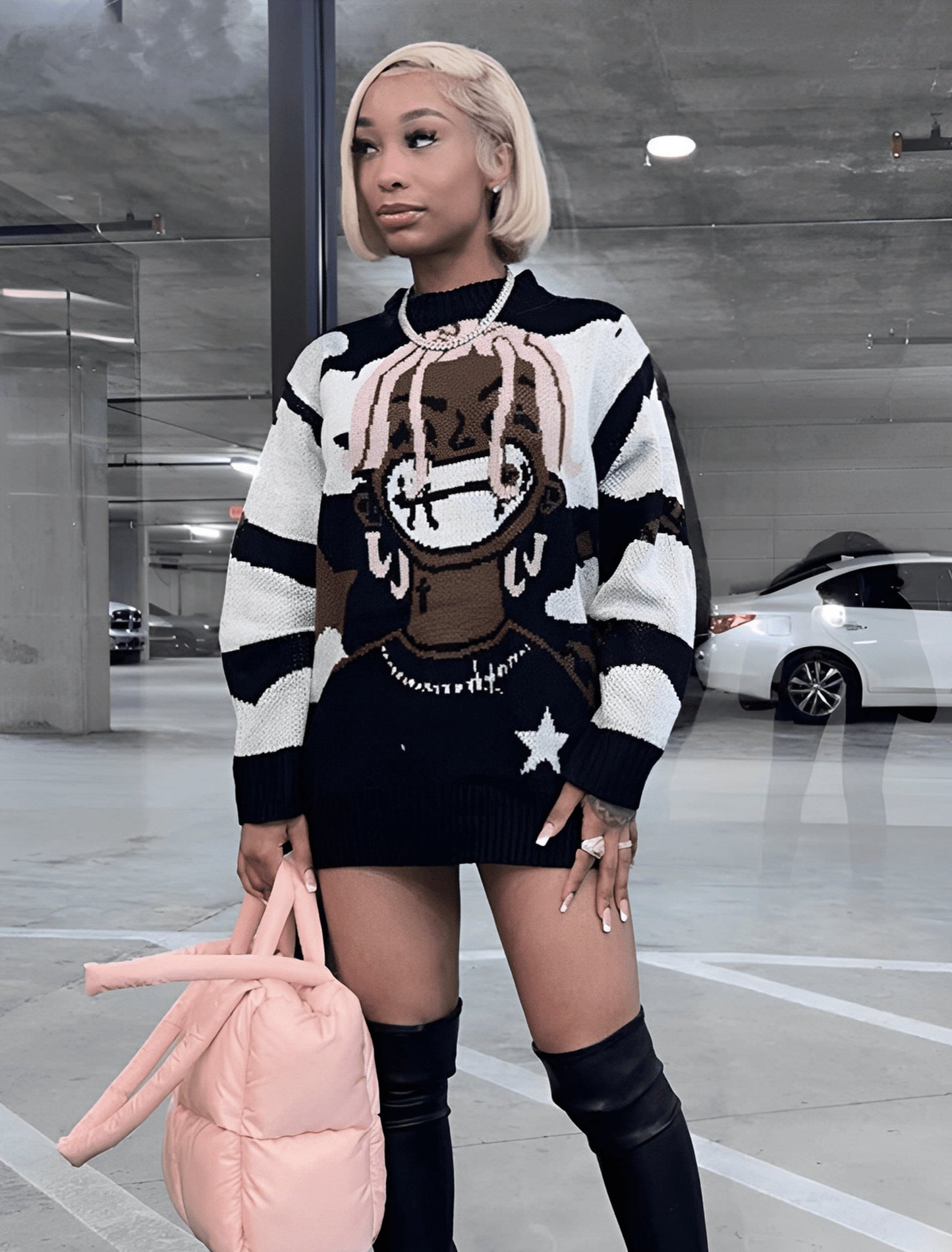 Y2K Knitted design Sweatshirts - TWSignificant™