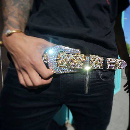 Diamond Studded Rhinestone Y2K Aesthetic Belt - TWSignificant™