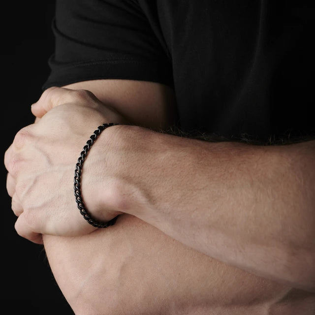 Stainless Sterling Silver Cuban link Bracelet - TWSignificant™