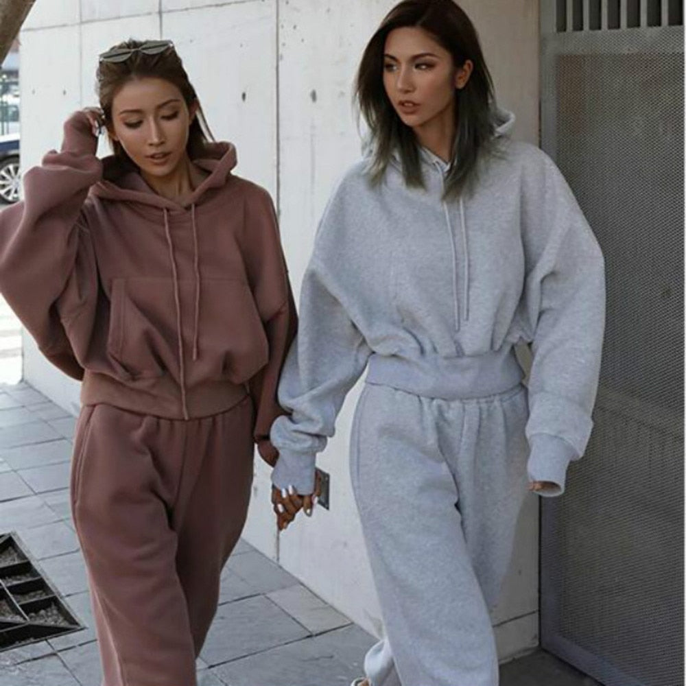 Women's Warm Hoodie and Pants Set - TWSignificant™