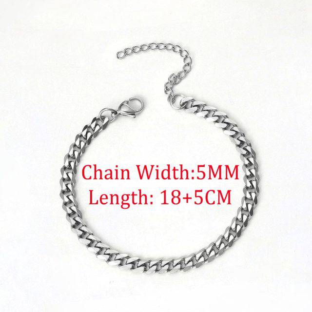 Stainless Sterling Silver Cuban link Bracelet - TWSignificant™