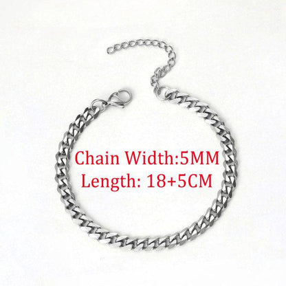 Stainless Sterling Silver Cuban link Bracelet - TWSignificant™