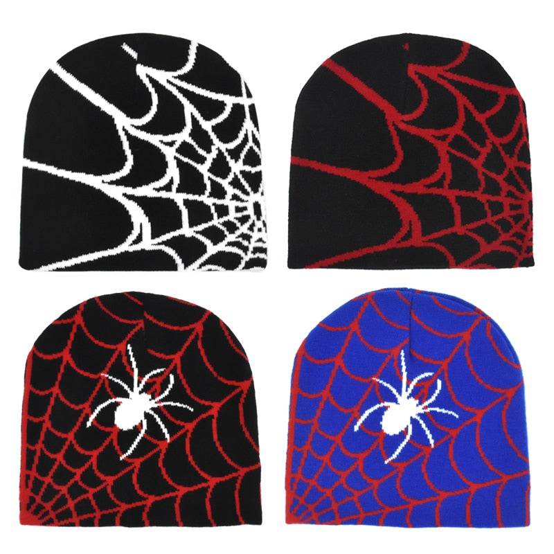 Spider-Man Web Goth Beanies - TWSignificant™
