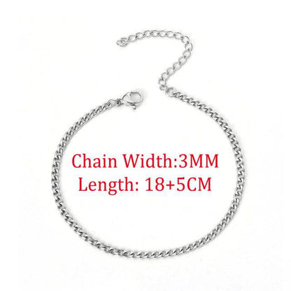 Stainless Sterling Silver Cuban link Bracelet - TWSignificant™
