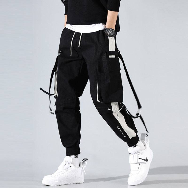 Men’s Casual Elastic Ribbon Cargo trousers - TWSignificant™