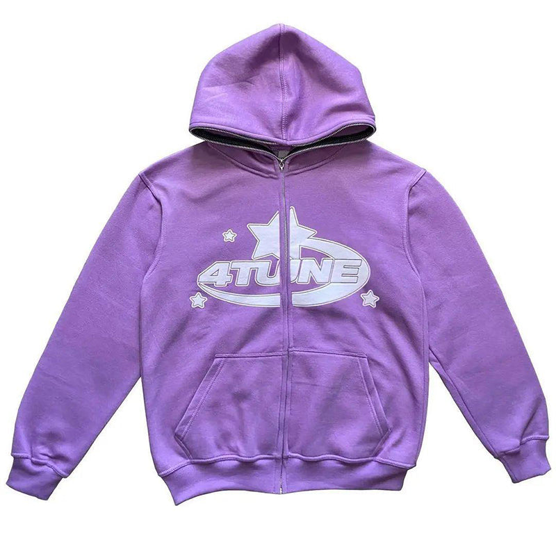 Real Star '4tune' Space Zip up Hoodie - TWSignificant™