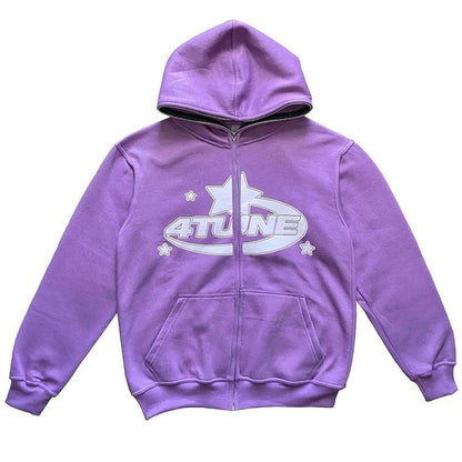 Real Star '4tune' Space Zip up Hoodie - TWSignificant™