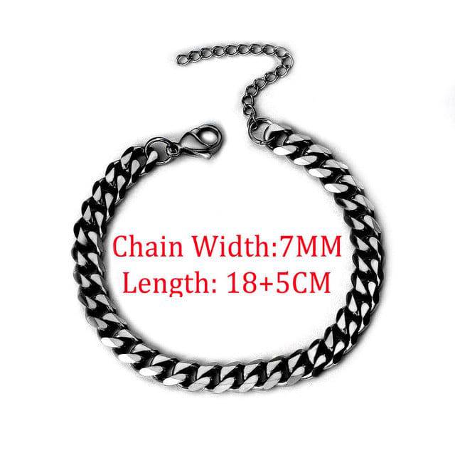 Stainless Sterling Silver Cuban link Bracelet - TWSignificant™