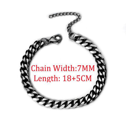 Stainless Sterling Silver Cuban link Bracelet - TWSignificant™
