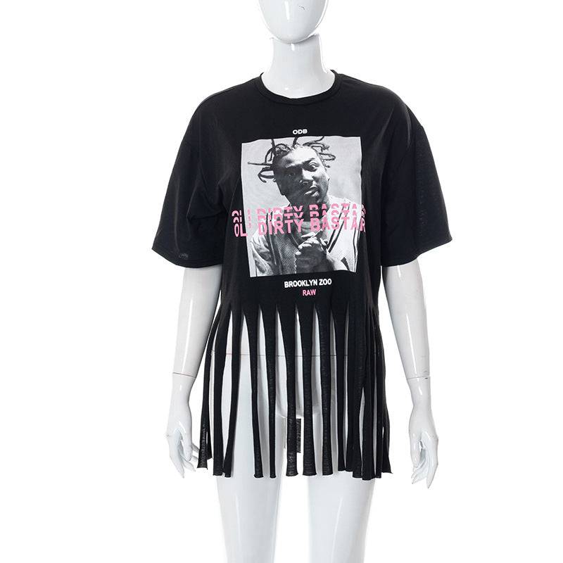 ODB Graphic Print Tassel Tee - TWSignificant™