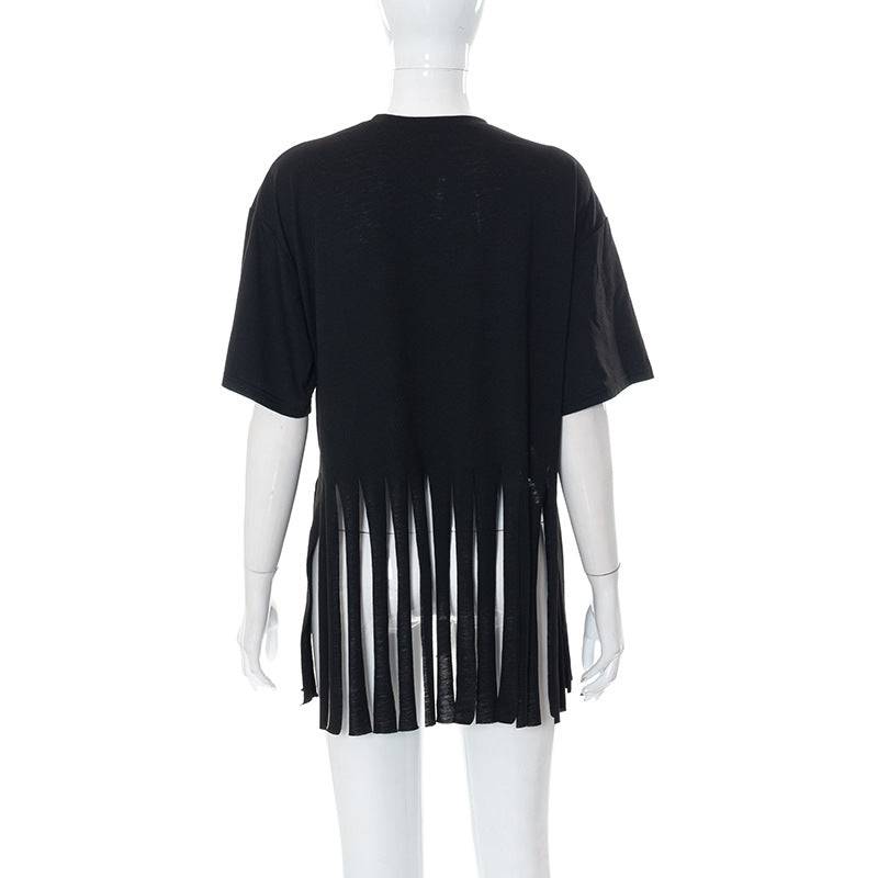 ODB Graphic Print Tassel Tee - TWSignificant™