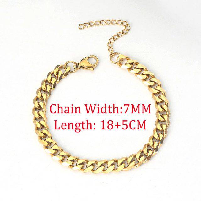 Stainless Sterling Silver Cuban link Bracelet - TWSignificant™