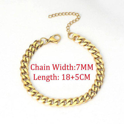 Stainless Sterling Silver Cuban link Bracelet - TWSignificant™