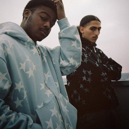 Galactic Vintage Y2K Unisex soft Zip-Up Hoodies - TWSignificant™