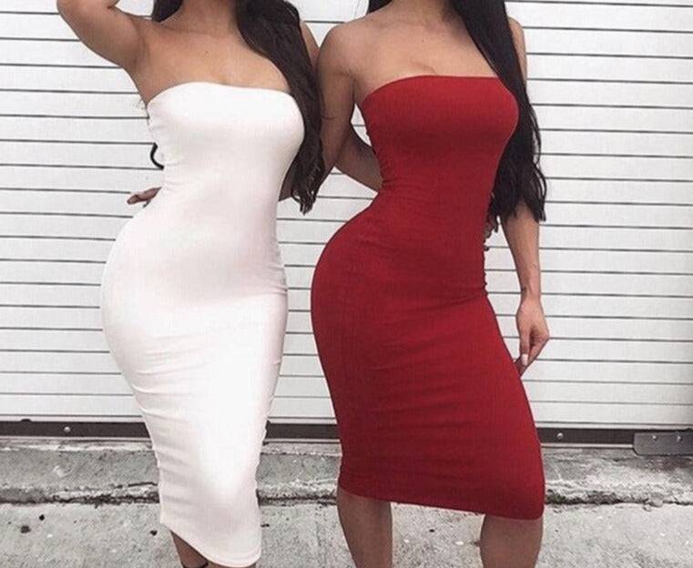 Strapless Long Elegant Female Dress - TWSignificant™