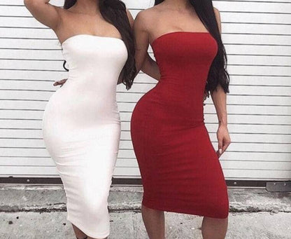 Strapless Long Elegant Female Dress - TWSignificant™