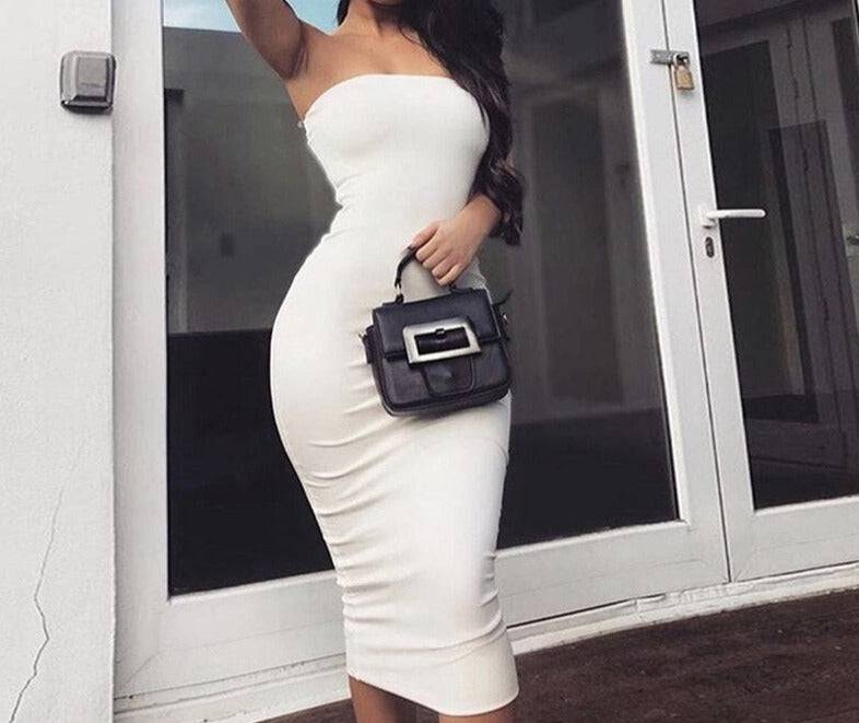 Strapless Long Elegant Female Dress - TWSignificant™