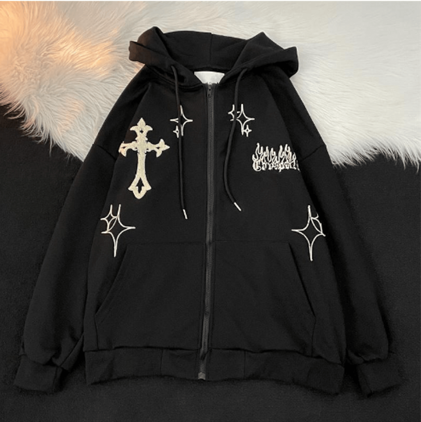 Multiple Design Y2K Vintage Embroidery Unisex Zip-up Hoodies - TWSignificant™