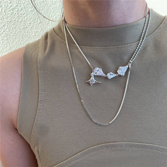 Woman's Water Drop Crystal Necklace - TWSignificant™