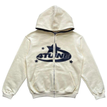 Real Star '4tune' Space Zip up Hoodie - TWSignificant™